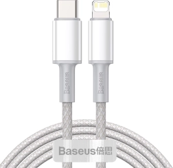 USB-C to Lightning Cable Baseus with High Density Braiding, 20W, PD, 2m