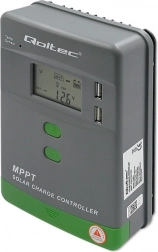 MPPT solar charge controller 20 A 12/24 V with LCD and 2× USB