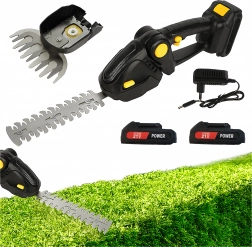 Akku-Hecken- und Grasschere 2-in-1