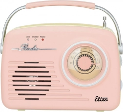Retro Radio LUIZA SP-11 mit MP3 USB SD rosa