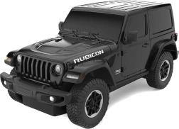 Jeep Wrangler JL ferngesteuert Rastar im Maßstab 1:24, schwarz