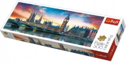 500 Piece Panorama Puzzle - Big Ben and Westminster Palace
