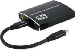USB-C Adapter to 2x HDMI 4Kx2K audio