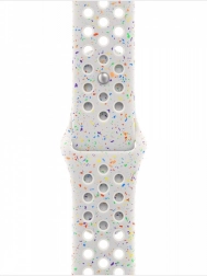 Sportarmband NIKE Reines Platin für 42‑mm‑Gehäuse – Größe M/L