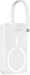 Baseus Mini Magnetic Power Bank 10000 mAh 30 W – Bayern Edition, White