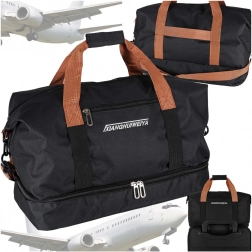 Reisetasche/Sporttasche 58 × 34 cm schwarz