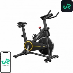 Vélo d’appartement Urevo T1 noir‑jaune