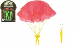 Vliegende parachutist met parachute – figuurtje 9 cm