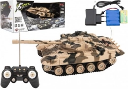 Remote-Controlled Tank with Rechargeable Pack and Sound Effects