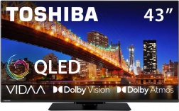 Toshiba 43" QLED 4K UHD téléviseur avec VIDAA et Dolby Vision