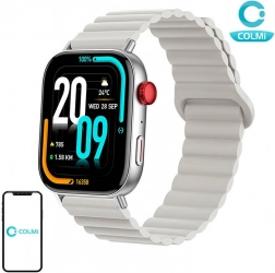 Colmi C8 Max Smartwatch with Magnetic Strap – Silver