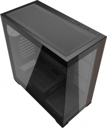 Boîtier PC Darkflash DS900W, noir, sans ventilateurs