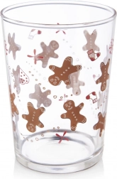 Glas mit Lebkuchenmotiv 500 ml
