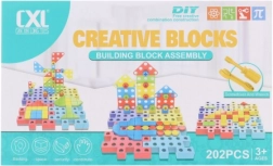 Jeu de construction plastique à visser 202 pièces