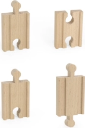 Kleine gerade Holzschienen 4 Stk.