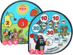 Dartbord KRTEČEK met klittenband 30 × 30 cm