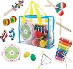 Children’s music set 14 pieces with bag ECOTOYS