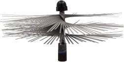 Brosse de ramonage pour cheminée en acier inoxydable 200 mm