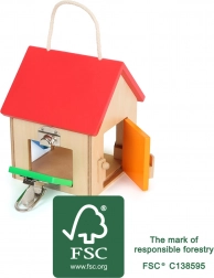 Lock House from FSC Wood small foot