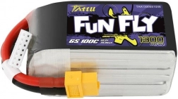 Tattu FunFly LiPo Battery 1300 mAh 6S 22.2 V 100C (XT60)
