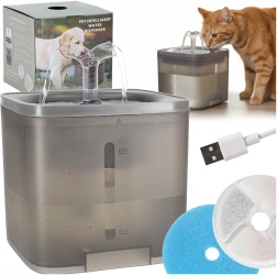 Automatischer Trinkbrunnen für Hunde und Katzen 2 l mit USB-Pumpe und Filter