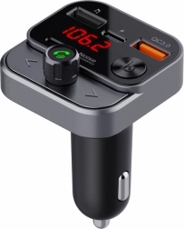 Car FM Transmitter with Bluetooth, USB and fast QC3.0 charging