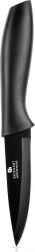 Stainless Steel Kitchen Paring Knife, Black, 19 cm