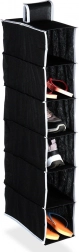 Hanging closet organizer with 6 shelves