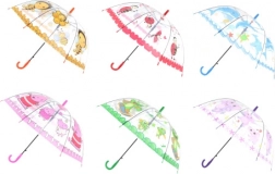 Kids’ automatic umbrella with animals (assorted designs)