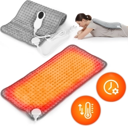 Elektrisches Heizkissen 60 × 30 cm mit Fernbedienung, 10 Heizstufen, 75 W MODERNHOME