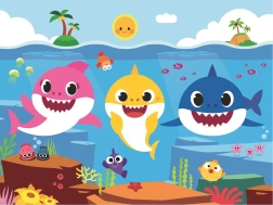 Children’s puzzle 30 pieces – underwater world of sharks