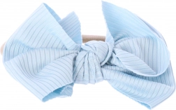 Kinder-haarband met strik - blauw