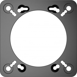 MOZA Racing RS077 mounting adapter for shroud attachment (for R16 and R21 bases)