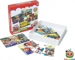 Kids’ Puzzle CoComelon – 4 Pictures with 6 Pieces Each