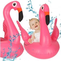 Aufblasbarer Kinder-Wassersitz Flamingo mit Sitzfläche