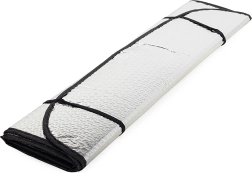 Sonnenblende für die Frontscheibe, reflektierende Folie mit Saugnäpfen 130 × 60 cm