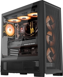 DarkFlash AirNova Black Big Tower PC Case with 3 Fans