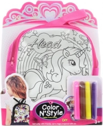 Kleuringsrugzak met eenhoorn