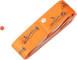 Elastic yoga strap / orange