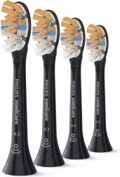Ersatzbürstenköpfe Philips Sonicare A3 All‑in‑One, 4 Stk., schwarz
