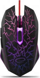 Esperanza souris de jeu filaire avec effet LED et 2400 DPI