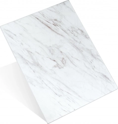 Glass cutting board with marble pattern 40 × 30 cm