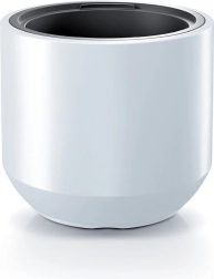 HEOS Planter with Insert 30 cm – white, indoor and outdoor