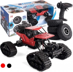 Voiture RC Rock Crawler 4x4 LHC012 tout-terrain 2-en-1 – Rouge
