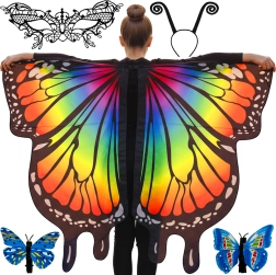 Costume de papillon pour enfant Kruzzel – ailes, masque et serre-tête