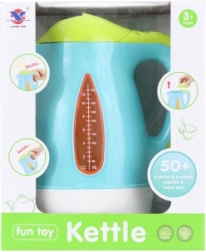 Children's battery-powered kettle with light and sounds