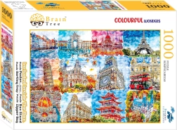 Puzzle Brain Tree Landmarks in Color 1000 Pieces