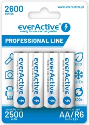 Oplaadbare batterijen AA R6 2600 mAh – set van 4 stuks