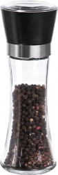 Glass manual salt and pepper grinder 18.5 cm