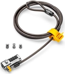 KENSINGTON ClickSafe 3-in-1 Laptop Lock with Combination (T-Bar, Nano, Wedge)